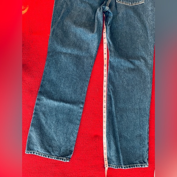 Express Blues High Waisted BootCut Mom Jeans sz 10 - Picture 8 of 9